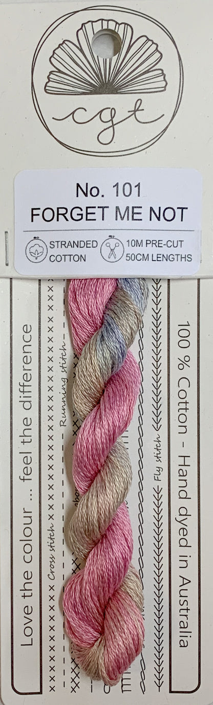 Signature Range by Cottage Garden Threads Multi-variegated Six-Stranded Floss 100 - 900s