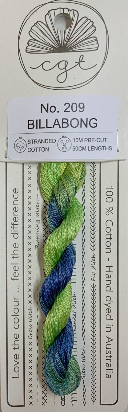 Signature Range by Cottage Garden Threads Multi-variegated Six-Stranded Floss - Retired Threads