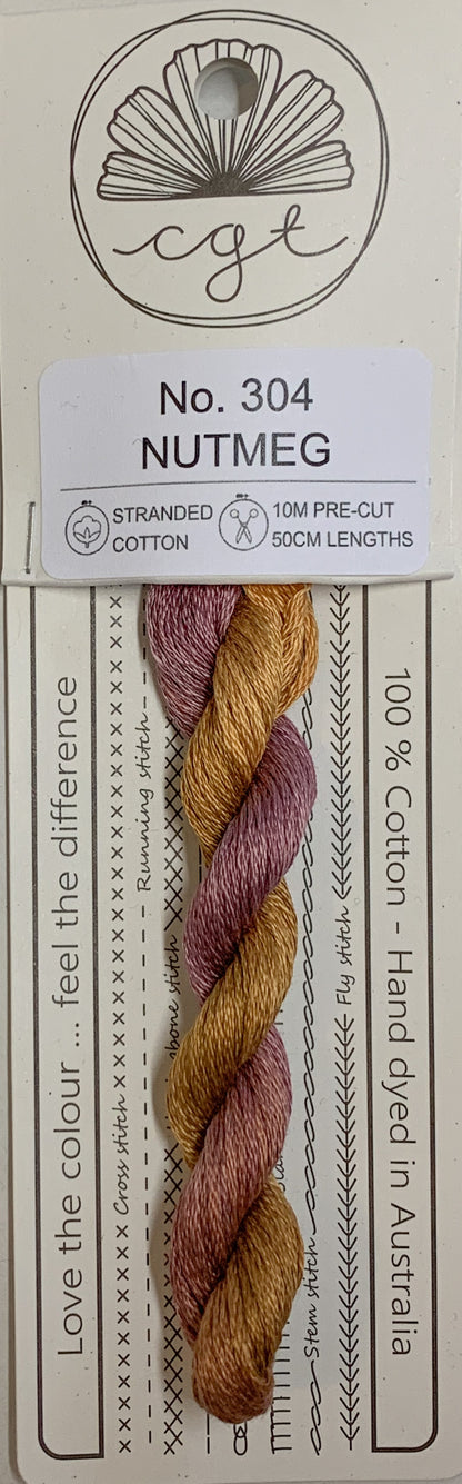 Signature Range by Cottage Garden Threads Multi-variegated Six-Stranded Floss 100 - 900s