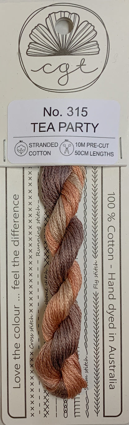 Signature Range by Cottage Garden Threads Multi-variegated Six-Stranded Floss 100 - 900s