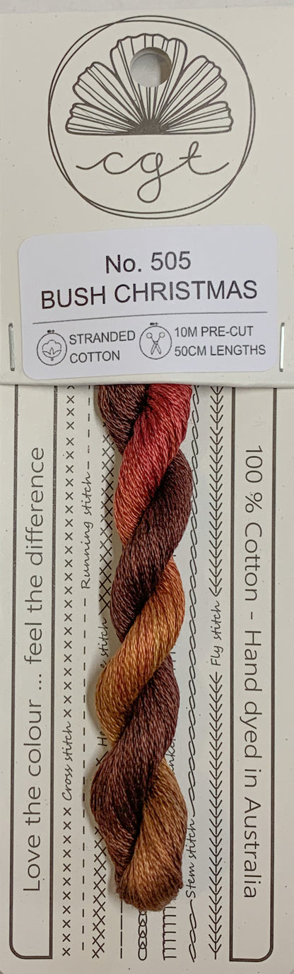 Signature Range by Cottage Garden Threads Multi-variegated Six-Stranded Floss 100 - 900s