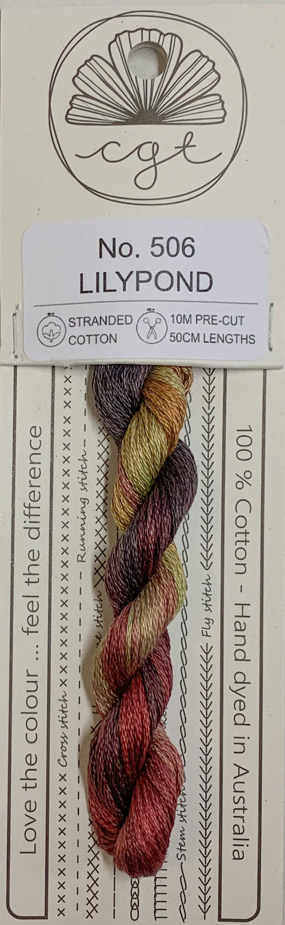 Signature Range by Cottage Garden Threads Multi-variegated Six-Stranded Floss - Retired Threads
