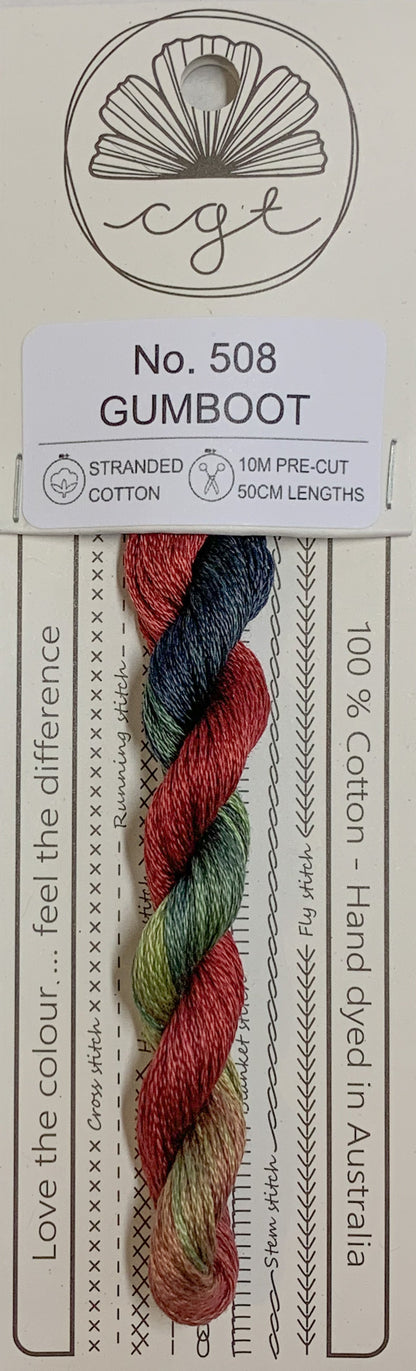 Signature Range by Cottage Garden Threads Multi-variegated Six-Stranded Floss - Retired Threads