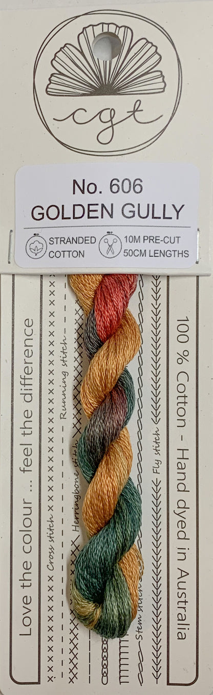Signature Range by Cottage Garden Threads Multi-variegated Six-Stranded Floss 100 - 900s