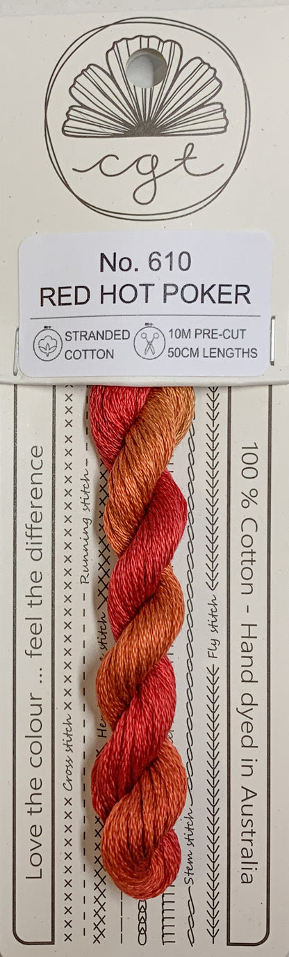 Signature Range by Cottage Garden Threads Multi-variegated Six-Stranded Floss 100 - 900s