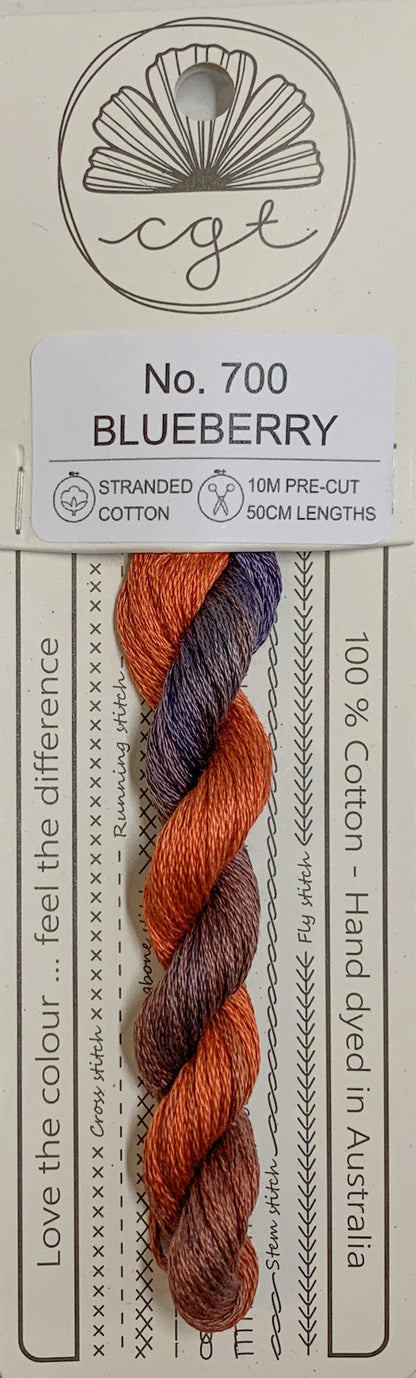 Signature Range by Cottage Garden Threads Multi-variegated Six-Stranded Floss - Retired Threads