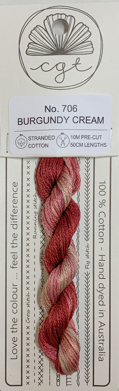 Signature Range by Cottage Garden Threads Multi-variegated Six-Stranded Floss 100 - 900s