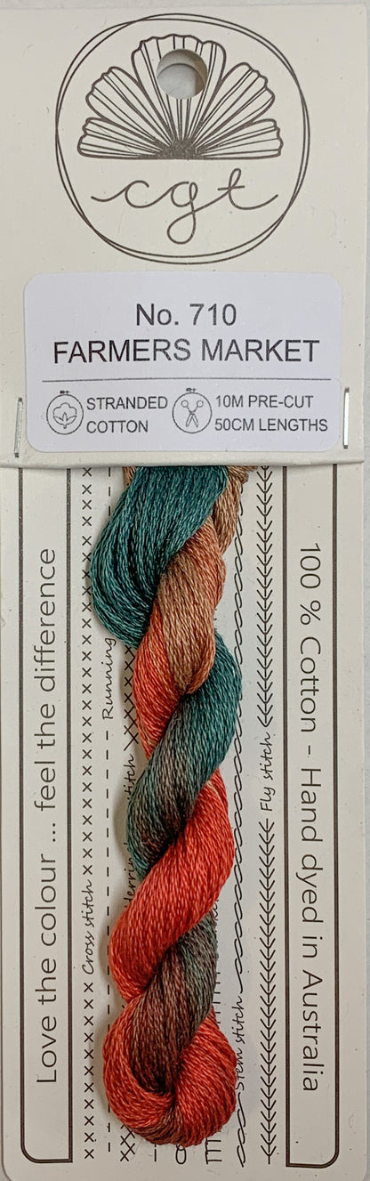 Signature Range by Cottage Garden Threads Multi-variegated Six-Stranded Floss 100 - 900s