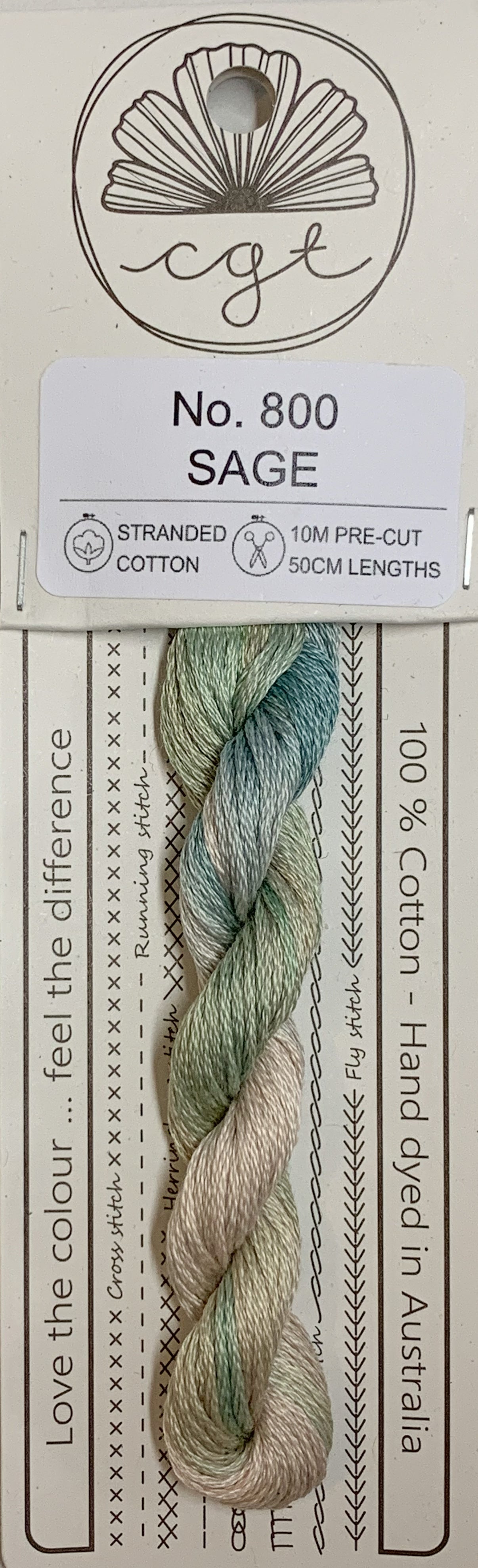 Signature Range by Cottage Garden Threads Multi-variegated Six-Stranded Floss 100 - 900s