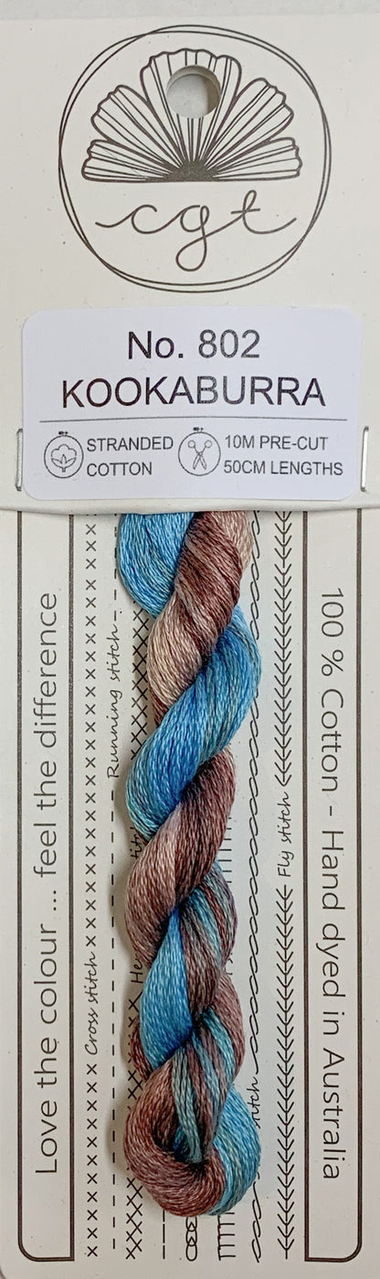 Signature Range by Cottage Garden Threads Multi-variegated Six-Stranded Floss - Retired Threads