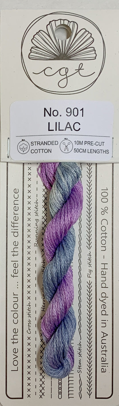 Signature Range by Cottage Garden Threads Multi-variegated Six-Stranded Floss - Retired Threads