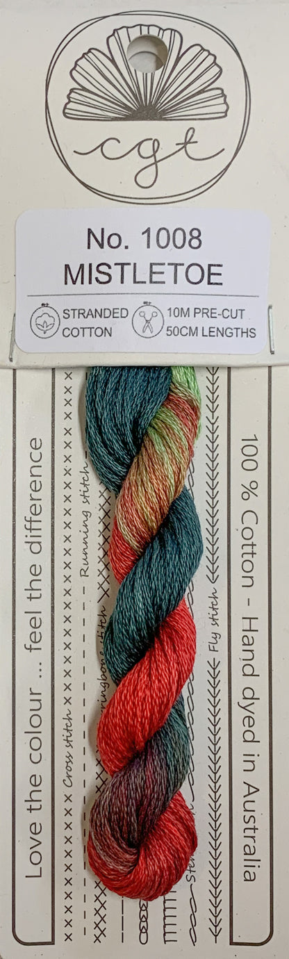 Signature Range by Cottage Garden Threads Multi-variegated Six-stranded Floss 1000 - 2000s