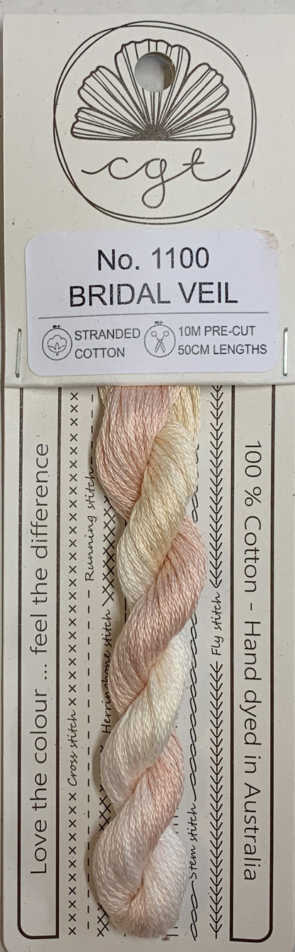 Signature Range by Cottage Garden Threads Multi-variegated Six-stranded Floss 1000 - 2000s