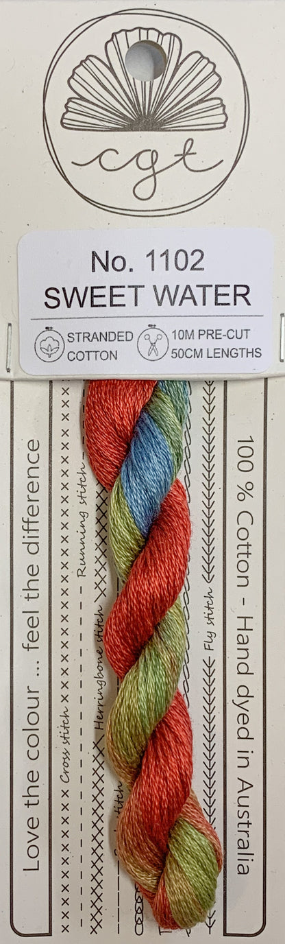 Signature Range by Cottage Garden Threads Multi-variegated Six-Stranded Floss - Retired Threads