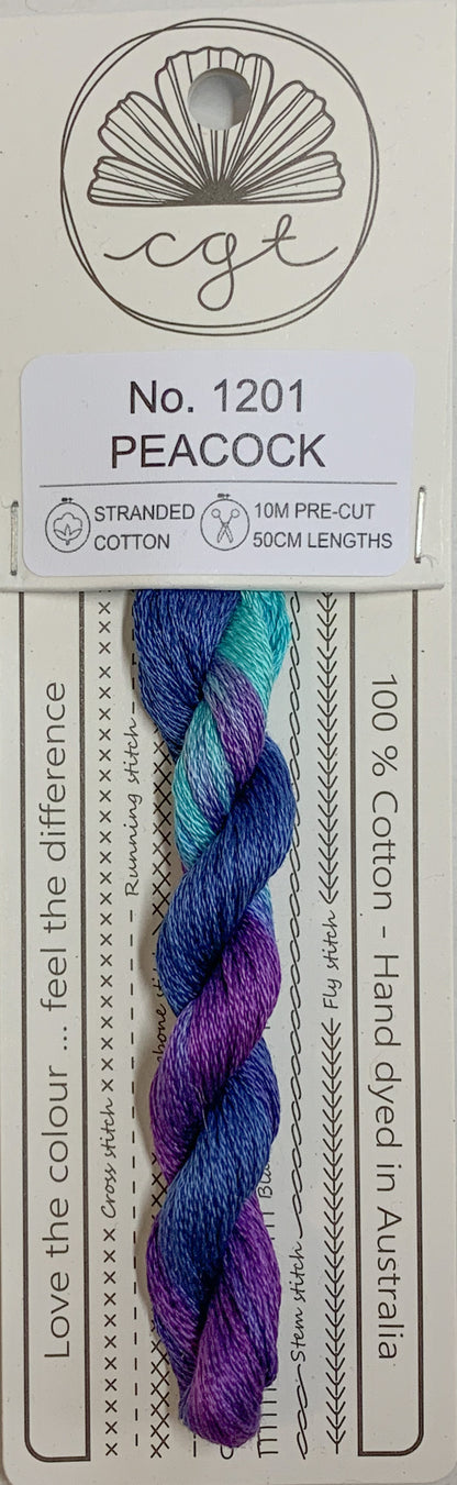 Signature Range by Cottage Garden Threads Multi-variegated Six-stranded Floss 1000 - 2000s