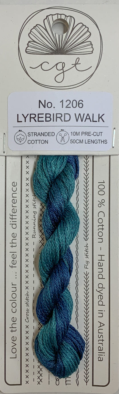 Signature Range by Cottage Garden Threads Multi-variegated Six-stranded Floss 1000 - 2000s