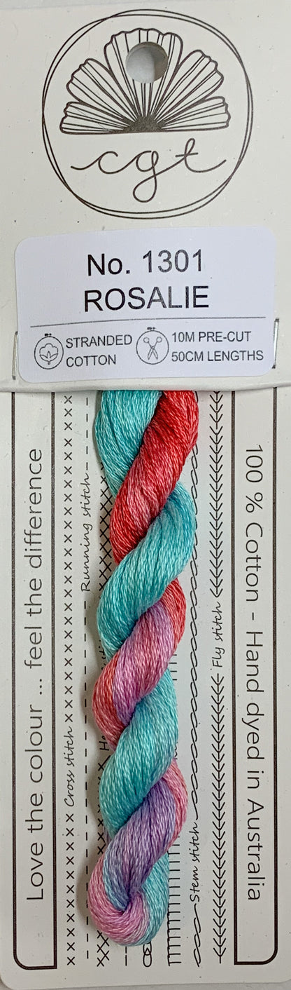 Signature Range by Cottage Garden Threads Multi-variegated Six-stranded Floss 1000 - 2000s