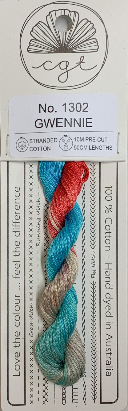 Signature Range by Cottage Garden Threads Multi-variegated Six-stranded Floss 1000 - 2000s