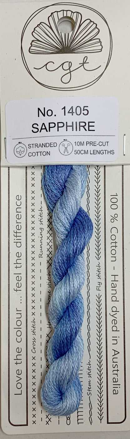 Signature Range by Cottage Garden Threads Multi-variegated Six-Stranded Floss - Retired Threads