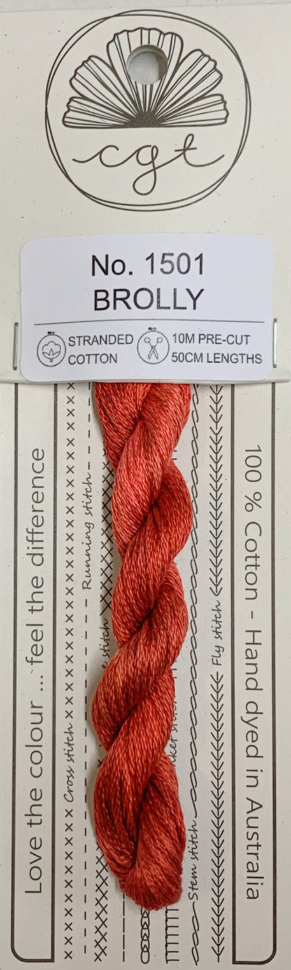 Signature Range by Cottage Garden Threads Multi-variegated Six-Stranded Floss - Retired Threads