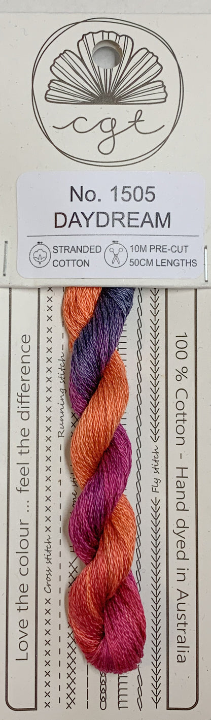 Signature Range by Cottage Garden Threads Multi-variegated Six-stranded Floss 1000 - 2000s