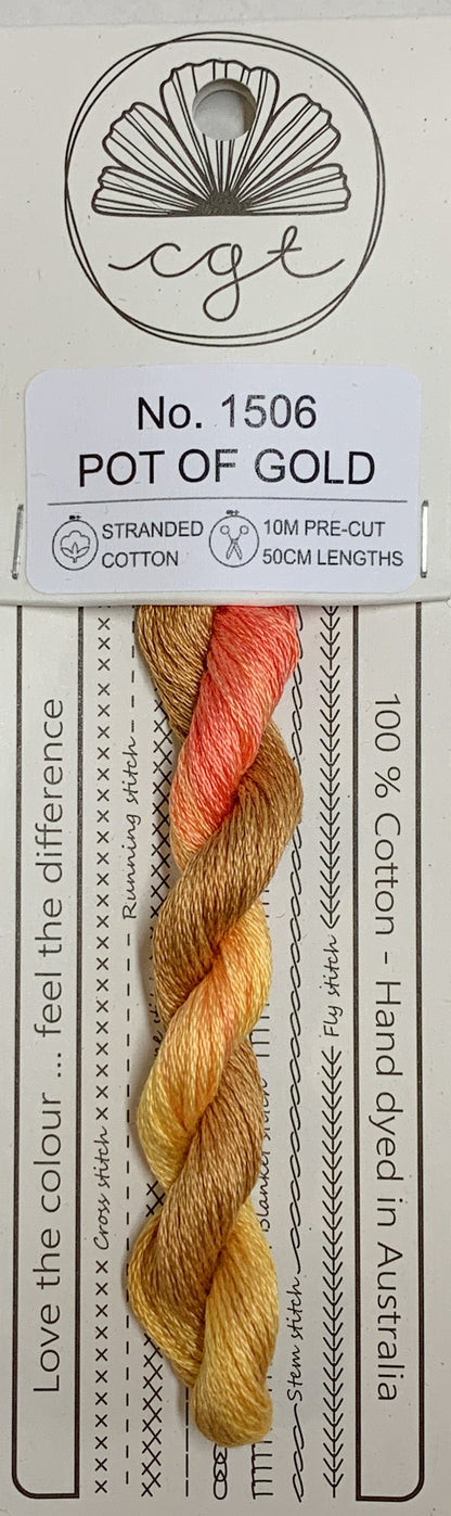 Signature Range by Cottage Garden Threads Multi-variegated Six-Stranded Floss - Retired Threads