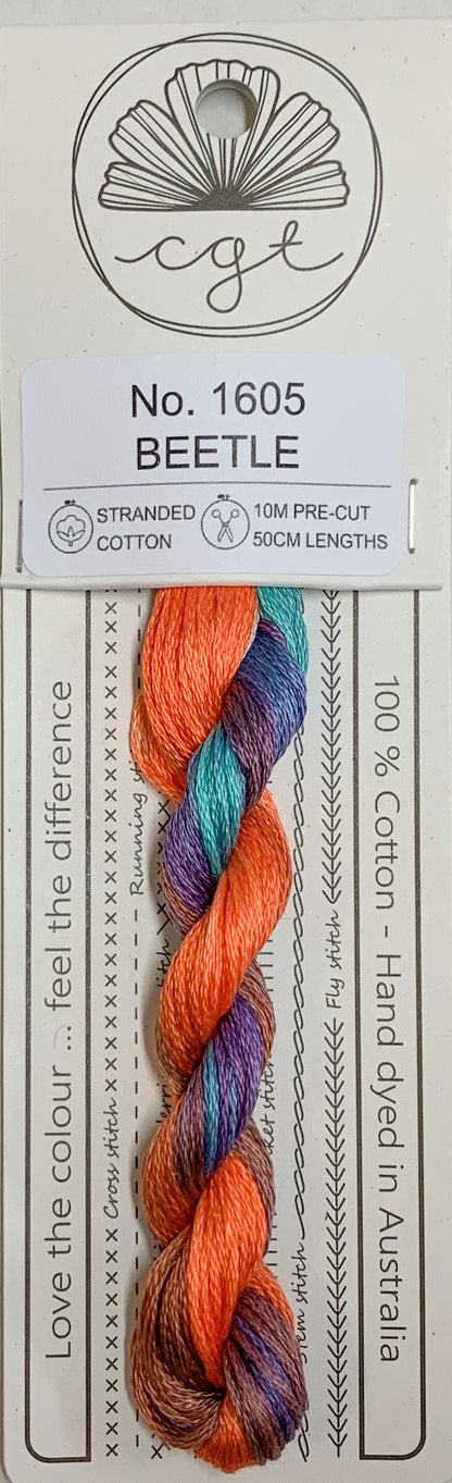 Signature Range by Cottage Garden Threads Multi-variegated Six-Stranded Floss - Retired Threads