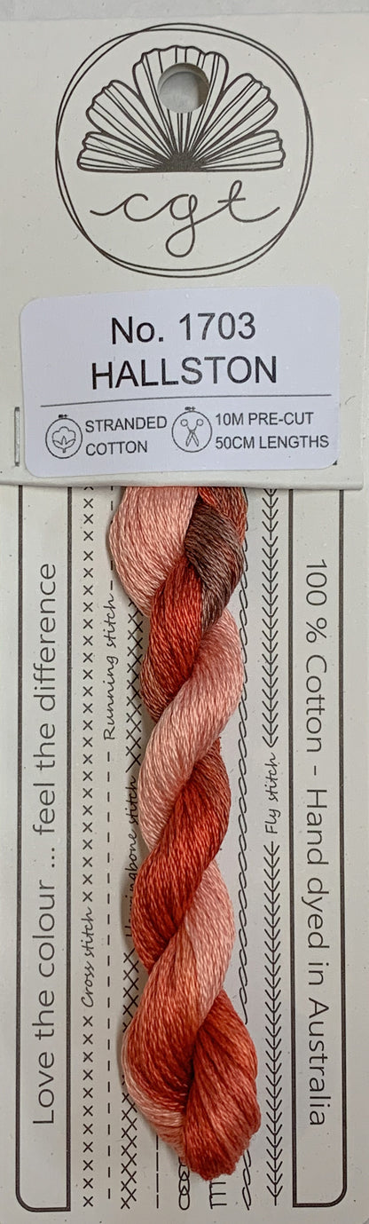 Signature Range by Cottage Garden Threads Multi-variegated Six-Stranded Floss - Retired Threads