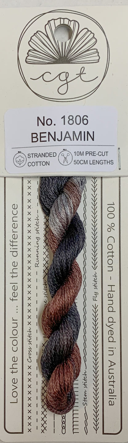 Signature Range by Cottage Garden Threads Multi-variegated Six-Stranded Floss - Retired Threads