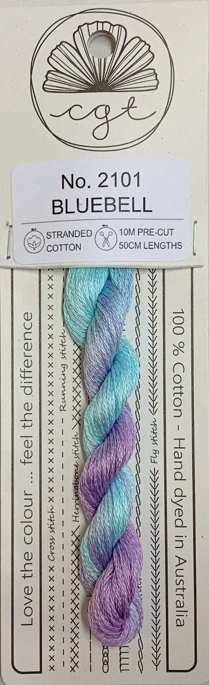 Signature Range by Cottage Garden Threads Multi-variegated Six-stranded Floss 1000 - 2000s