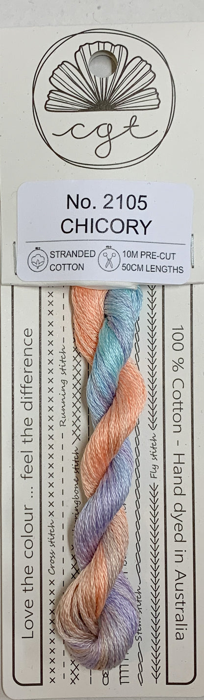 Signature Range by Cottage Garden Threads Multi-variegated Six-Stranded Floss - Retired Threads