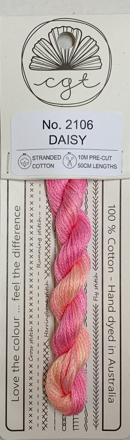 Signature Range by Cottage Garden Threads Multi-variegated Six-stranded Floss 1000 - 2000s
