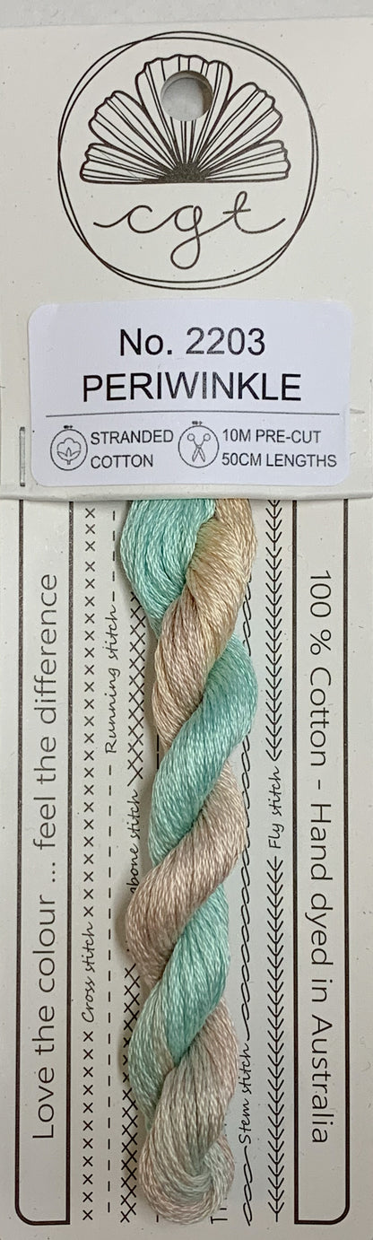 Signature Range by Cottage Garden Threads Multi-variegated Six-Stranded Floss - Retired Threads