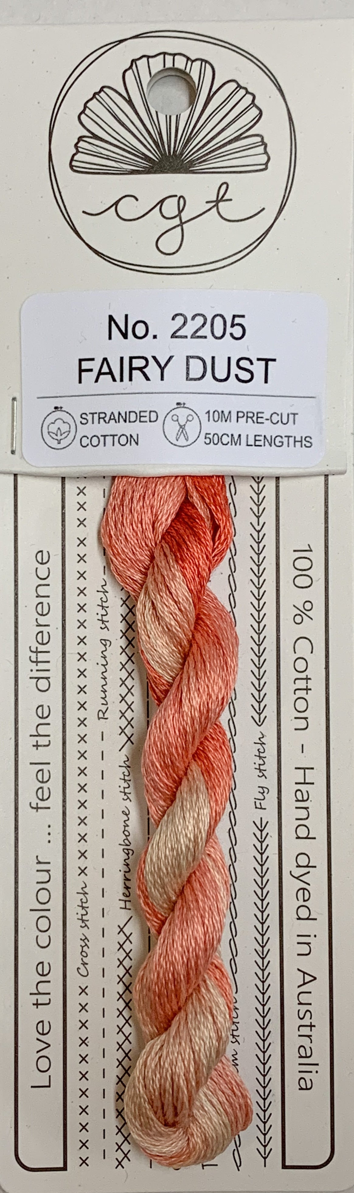 Signature Range by Cottage Garden Threads Multi-variegated Six-Stranded Floss - Retired Threads