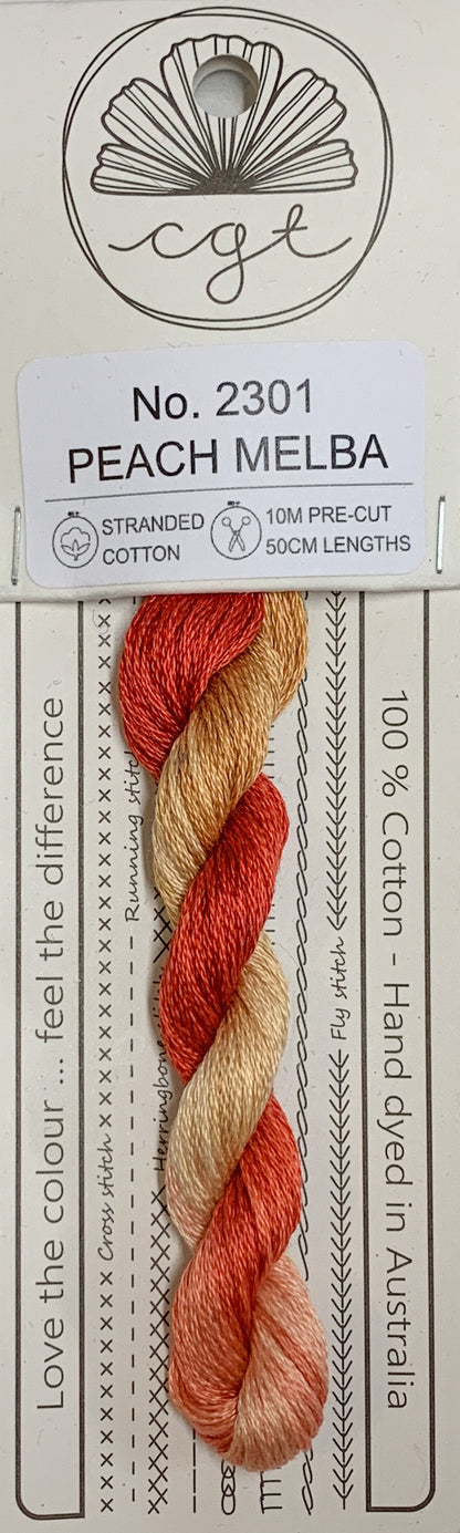 Signature Range by Cottage Garden Threads Multi-variegated Six-Stranded Floss - Retired Threads