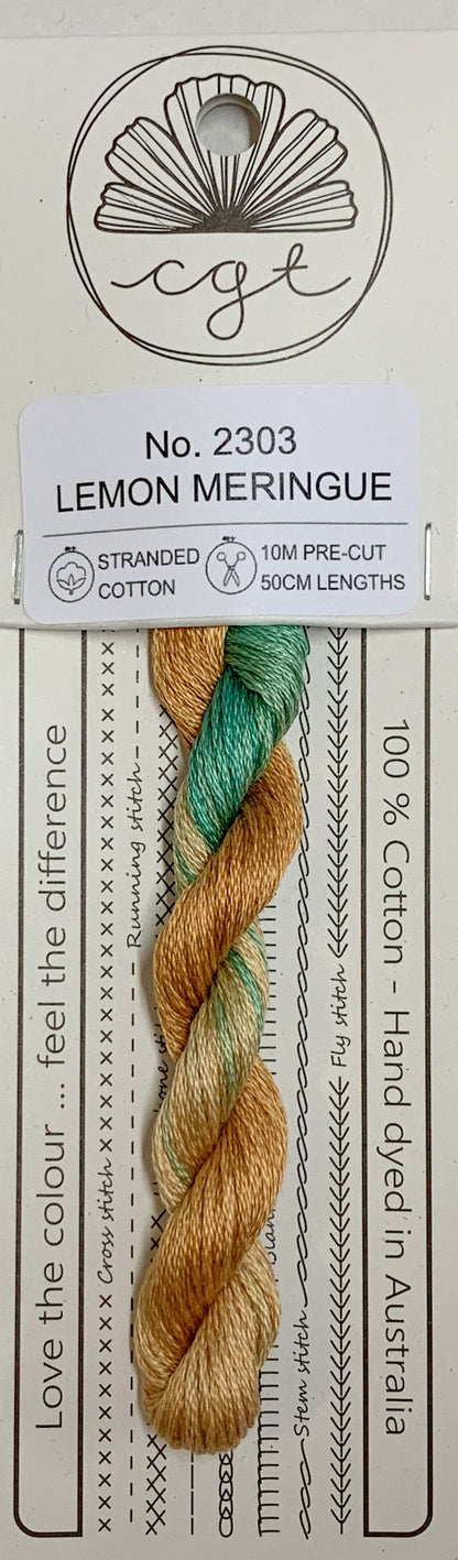 Signature Range by Cottage Garden Threads Multi-variegated Six-Stranded Floss - Retired Threads