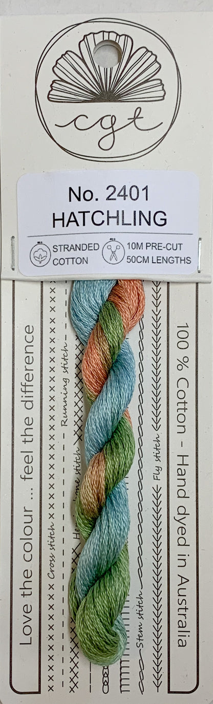 Signature Range by Cottage Garden Threads Multi-variegated Six-stranded Floss 1000 - 2000s
