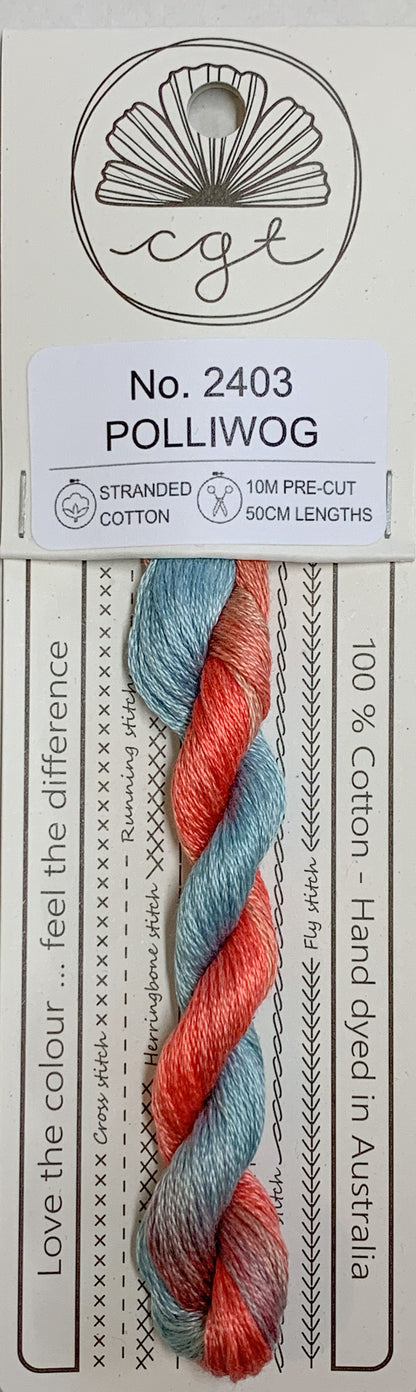 Signature Range by Cottage Garden Threads Multi-variegated Six-Stranded Floss - Retired Threads