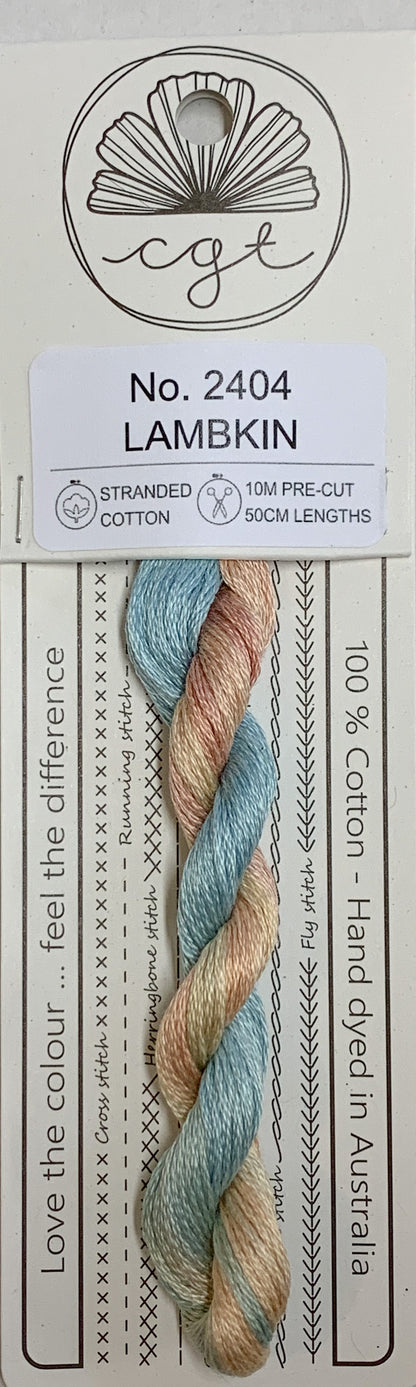 Signature Range by Cottage Garden Threads Multi-variegated Six-stranded Floss 1000 - 2000s