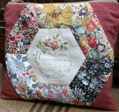 Little Liberty Zippered Pouch Kit by Cottage Garden Threads
