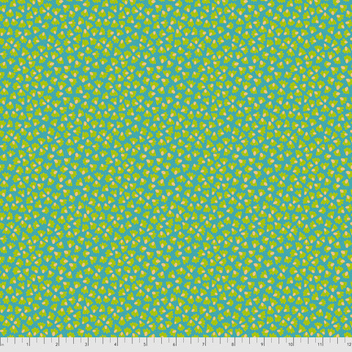 MagiCountry by Odile Bailloeul for Free Spirit Fabrics - Bells in Turquoise PWOB059.TURQUOISE