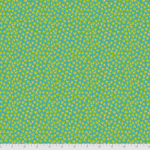 MagiCountry by Odile Bailloeul for Free Spirit Fabrics - Bells in Turquoise PWOB059.TURQUOISE