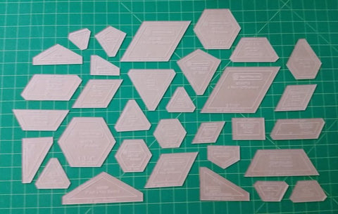 The New Hexagon - Acrylic Cutting Templates