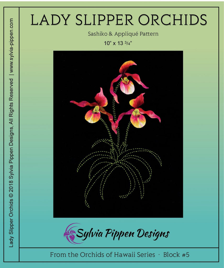 Orchids of Hawaii Series by Sylvia Pippen Designs - Lady Slipper Orchids
