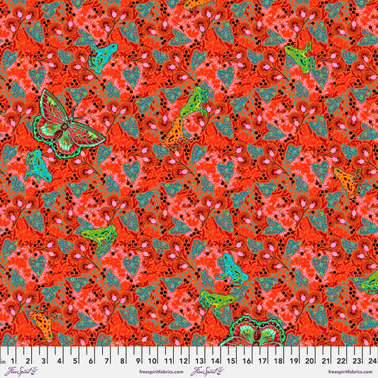 Tropicalism by Odile Bailloeul for Free Spirit Fabrics - Tobasco PWOB073.Rouge