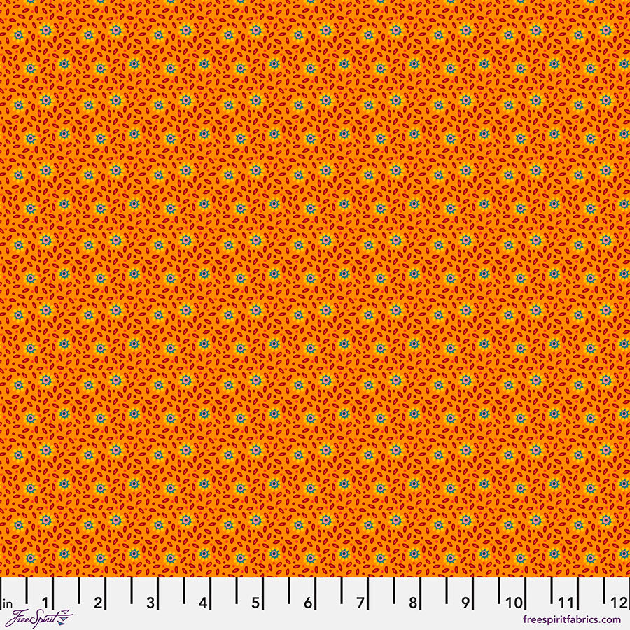 Tropicalism by Odile Bailloeul for Free Spirit Fabrics - Papaya PWOB085.Orange