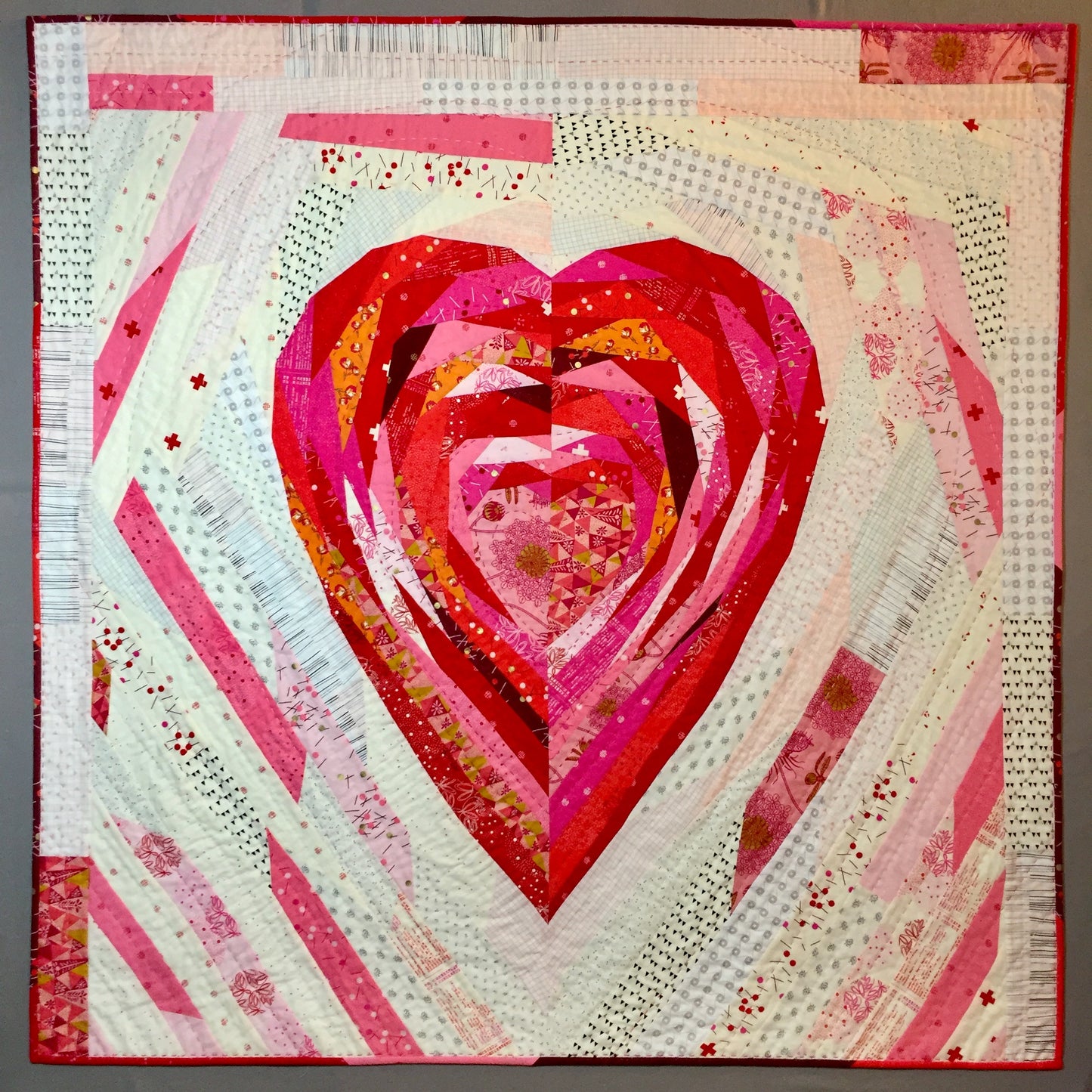 Pieces of My Heart Quilt Pattern by Wendy Williams
