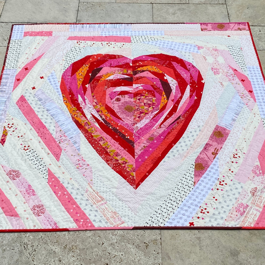 Pieces of My Heart Quilt Pattern by Wendy Williams Red Thread Studio