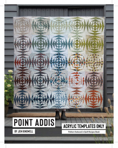 Point Addis Acrylic Templates by Jen Kingwell Designs