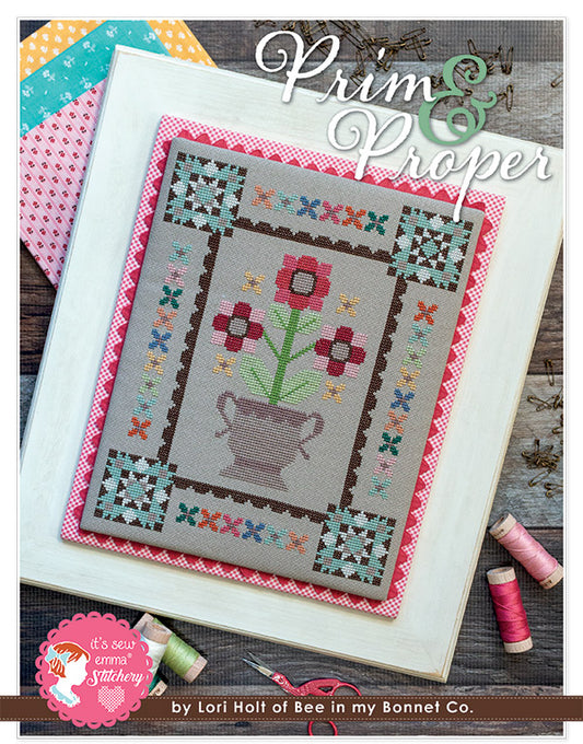 Prim & Proper Cross Stitch pattern by Lori Holt for It's Sew Emma